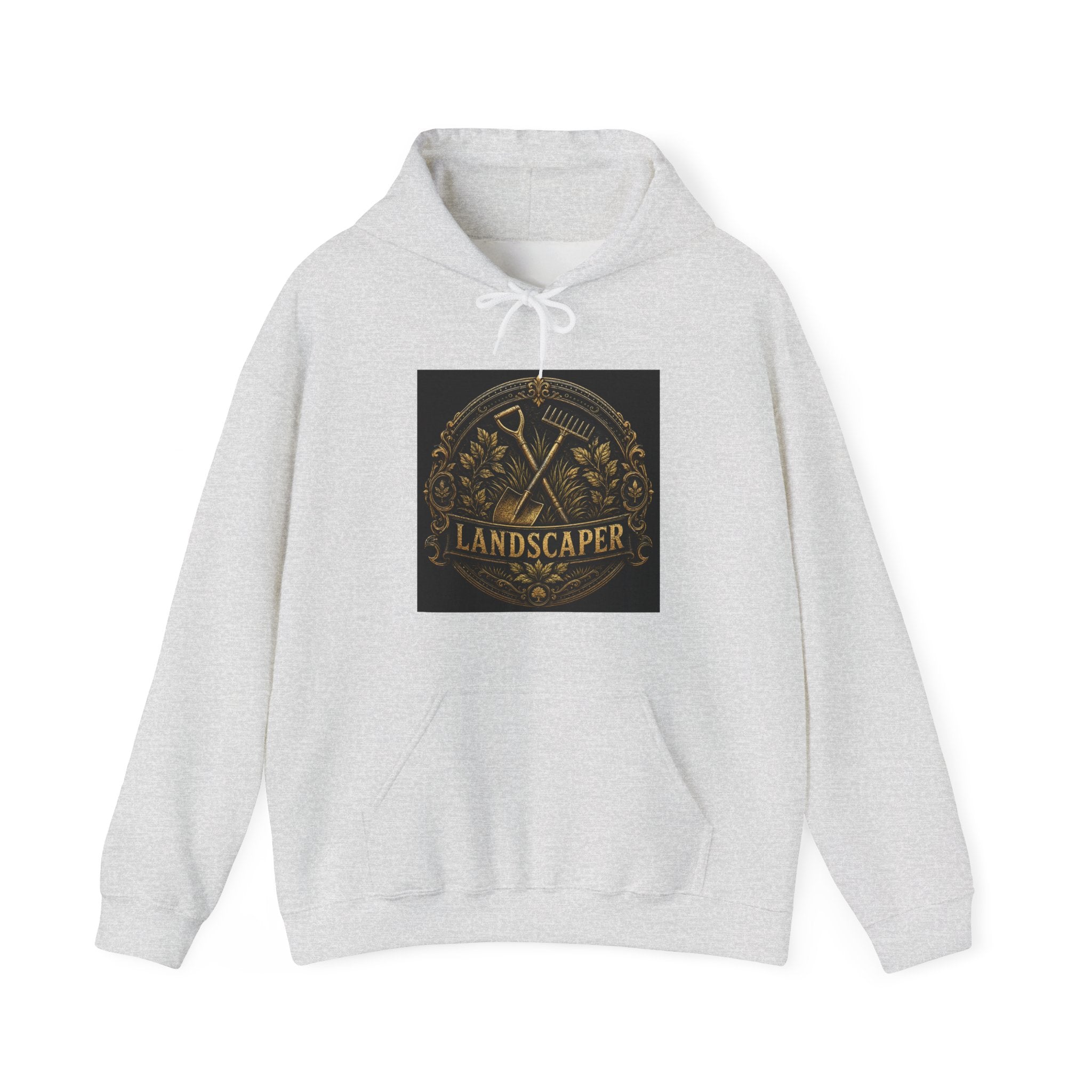 Proud Landscaper Badge Hoodie