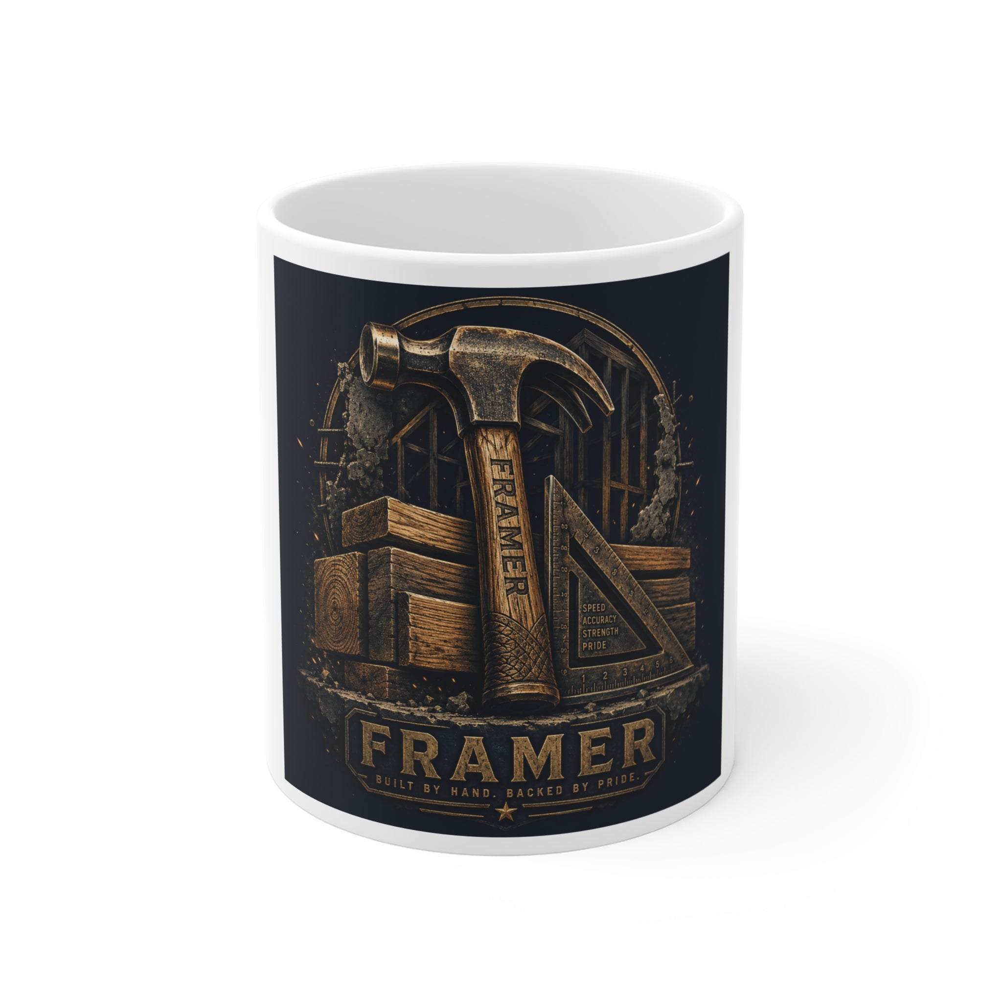 Built By Hand Framer Mug
