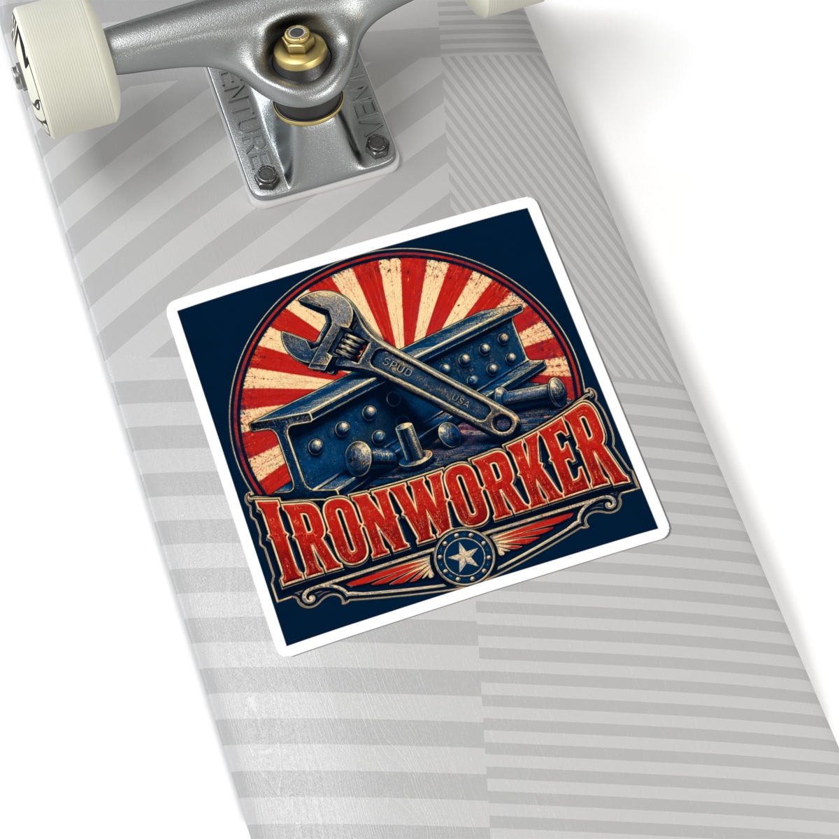 American Ironworker Pride Sticker