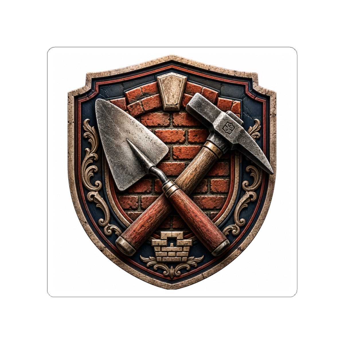 Mason's Badge Sticker