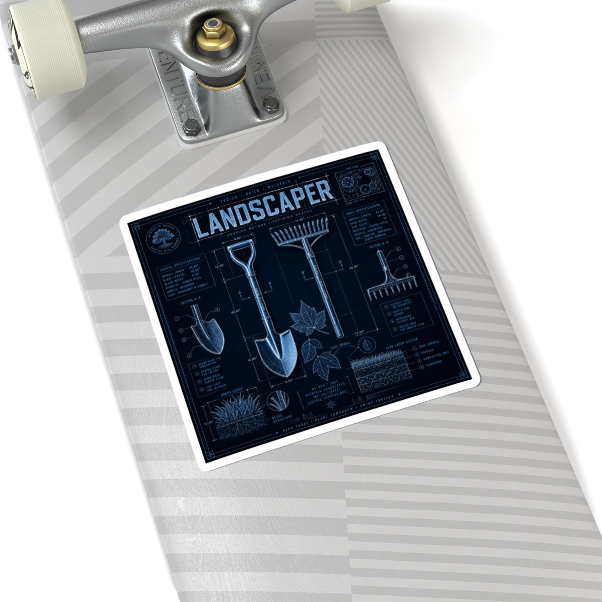 Landscaper's Toolbox Essentials Sticker