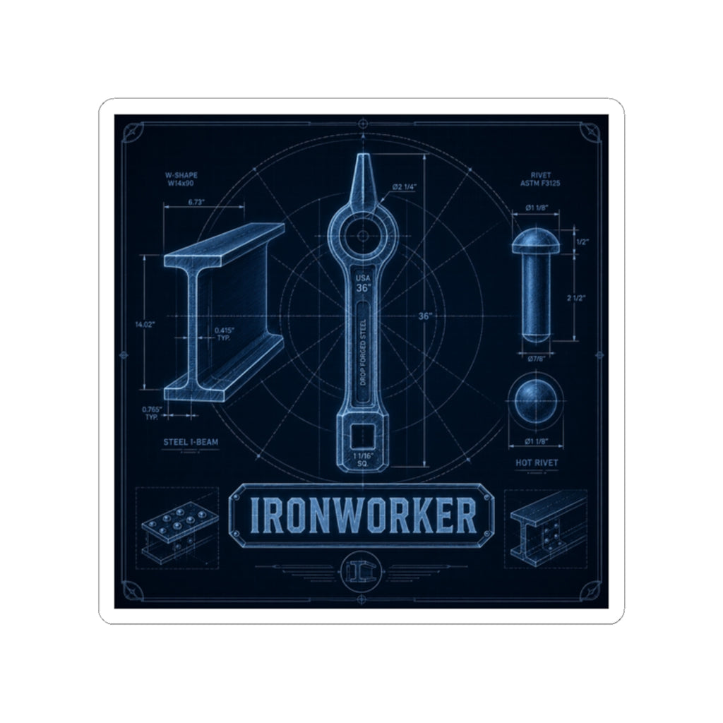 Ironworker Pride Sticker