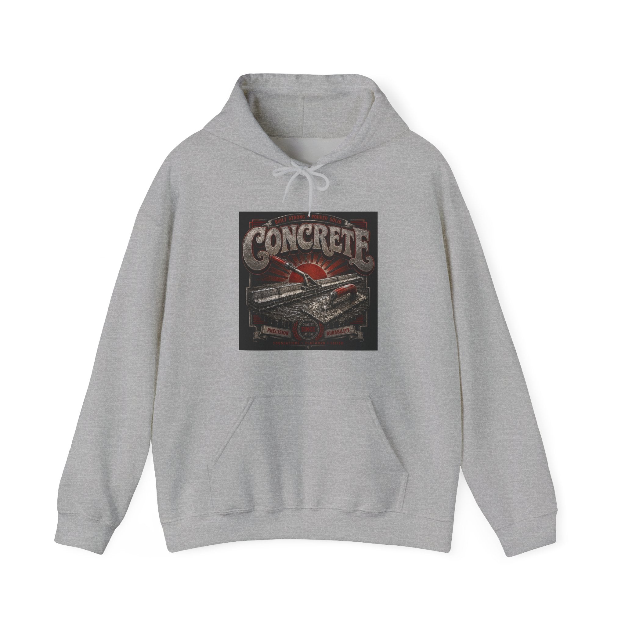 Built Strong Concrete Crew Hoodie