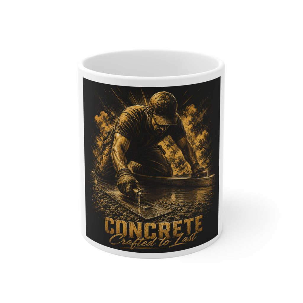 Concrete Crafted To Last Mug
