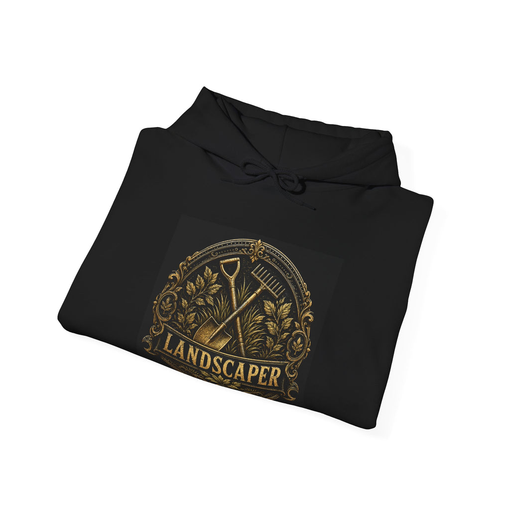 Proud Landscaper Badge Hoodie