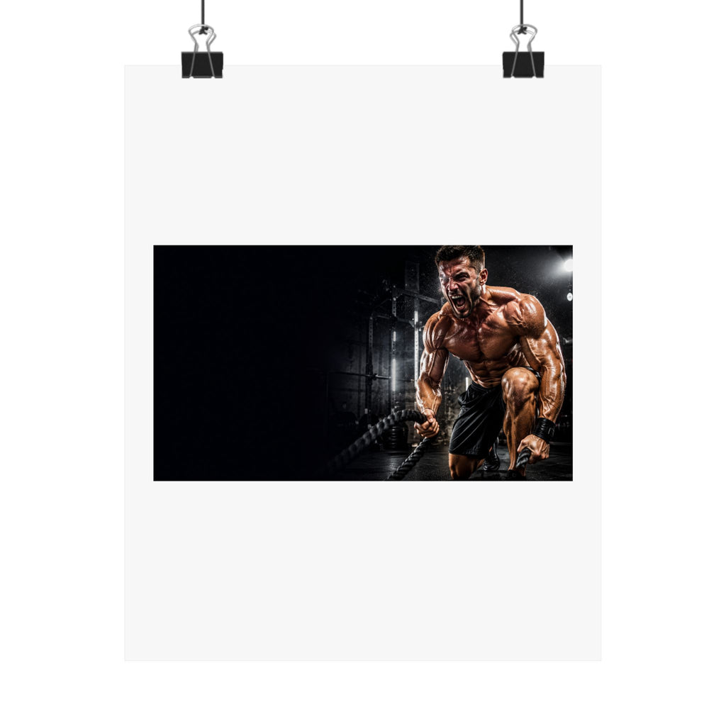 Sweat Is Fat Crying Poster