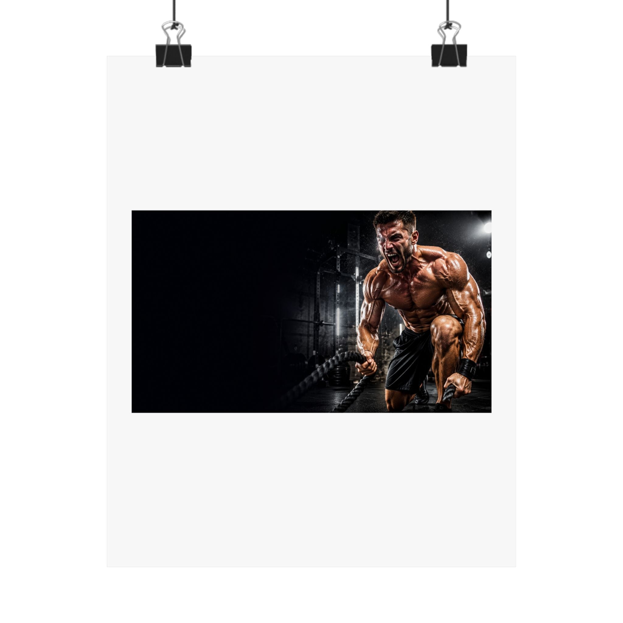 Sweat Is Fat Crying Poster