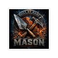 Built By Hand Mason Sticker