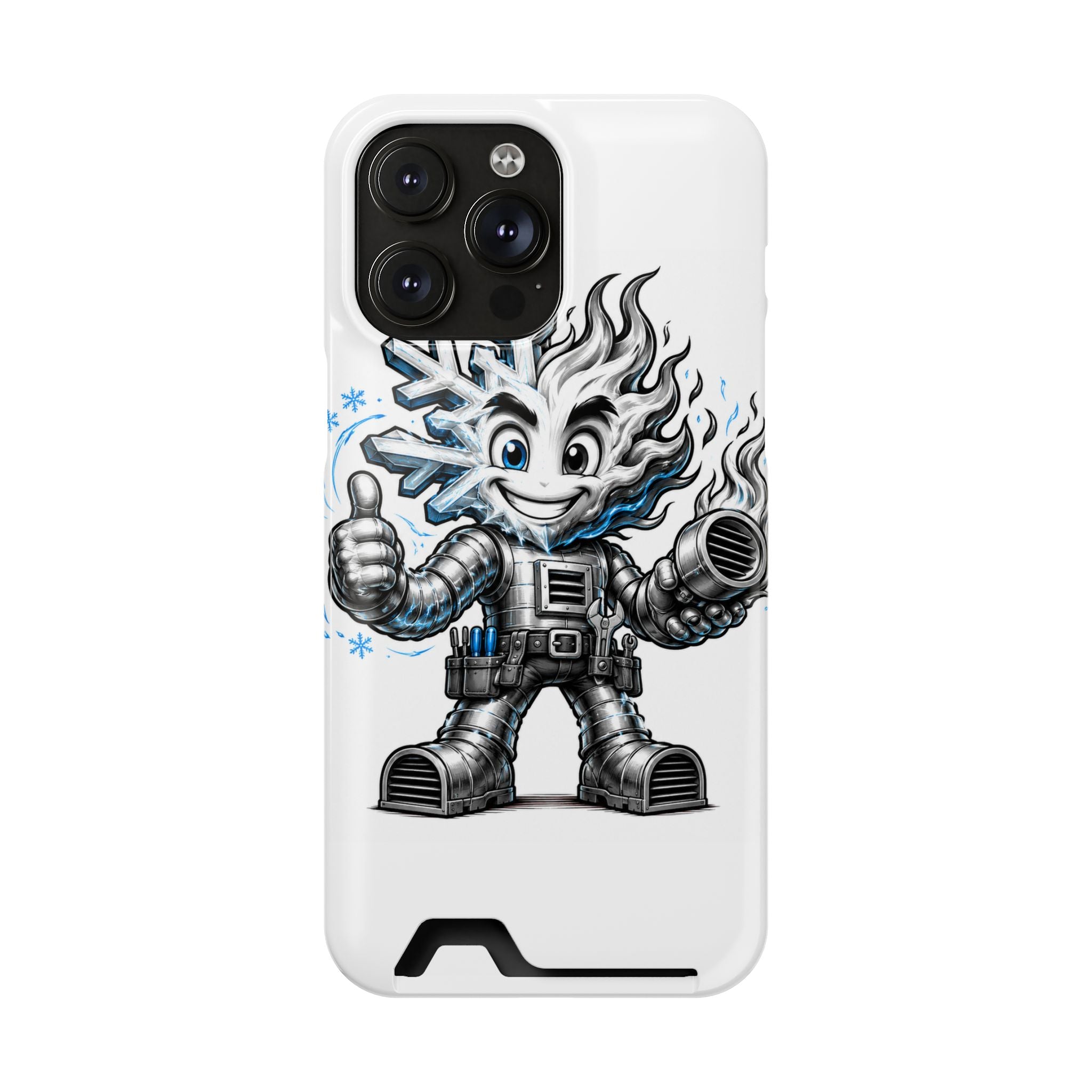 Chilly Robot Snowflake Buddy Phone Case