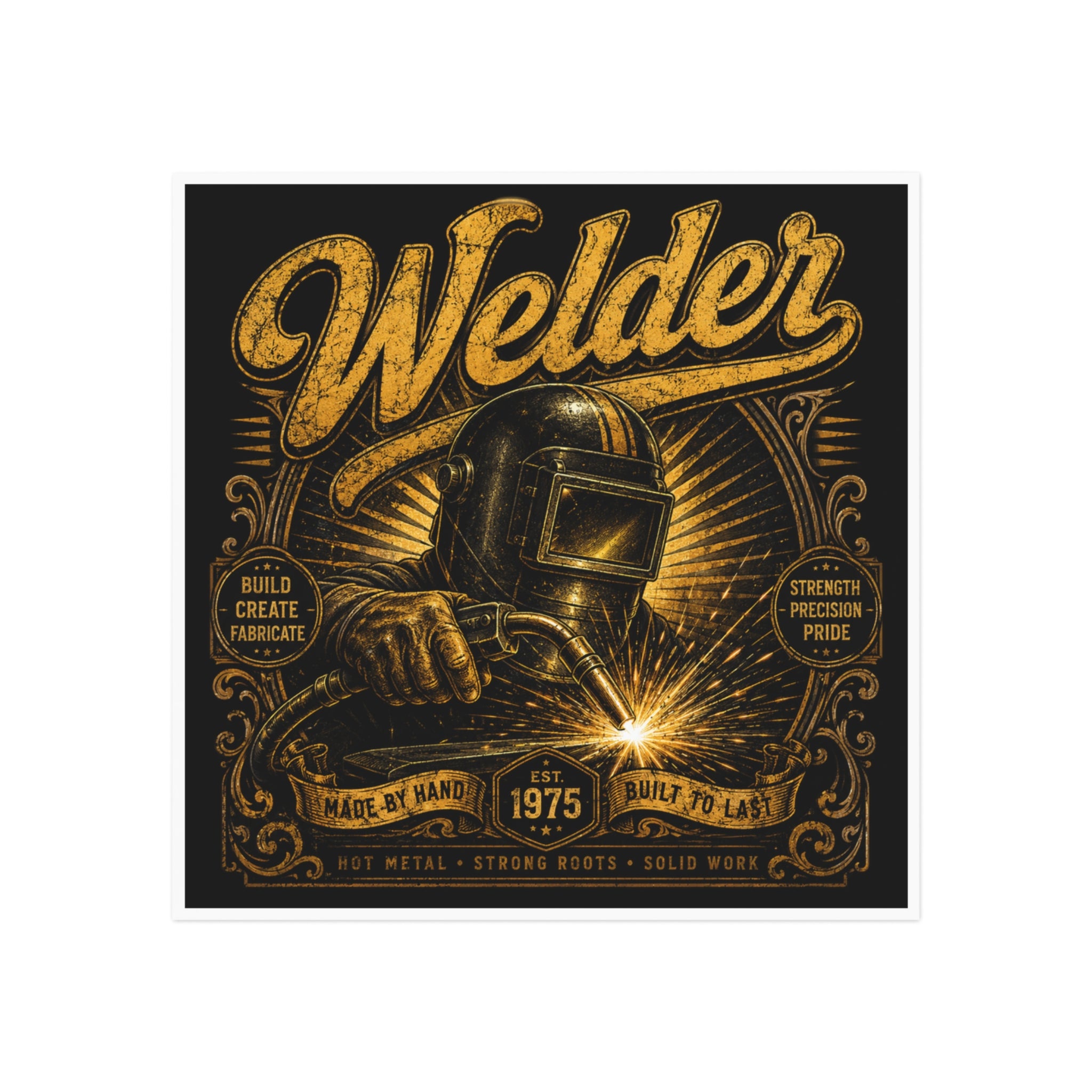Proud Welder Heritage Magnet