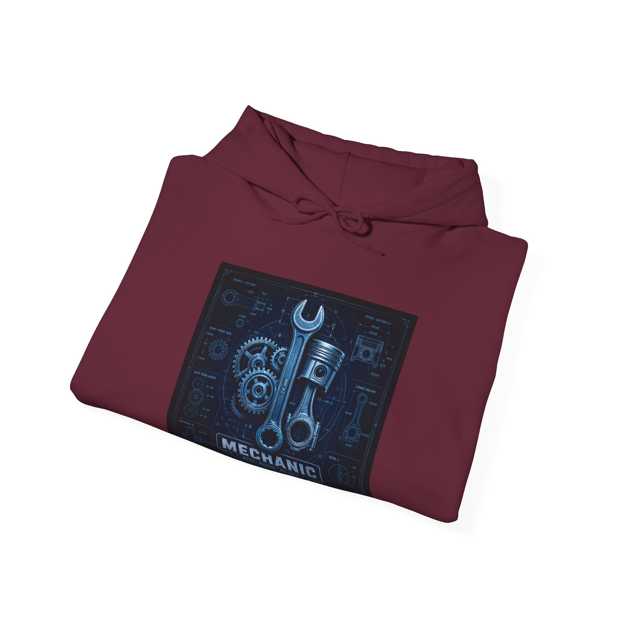 Mechanic Blueprint Hoodie