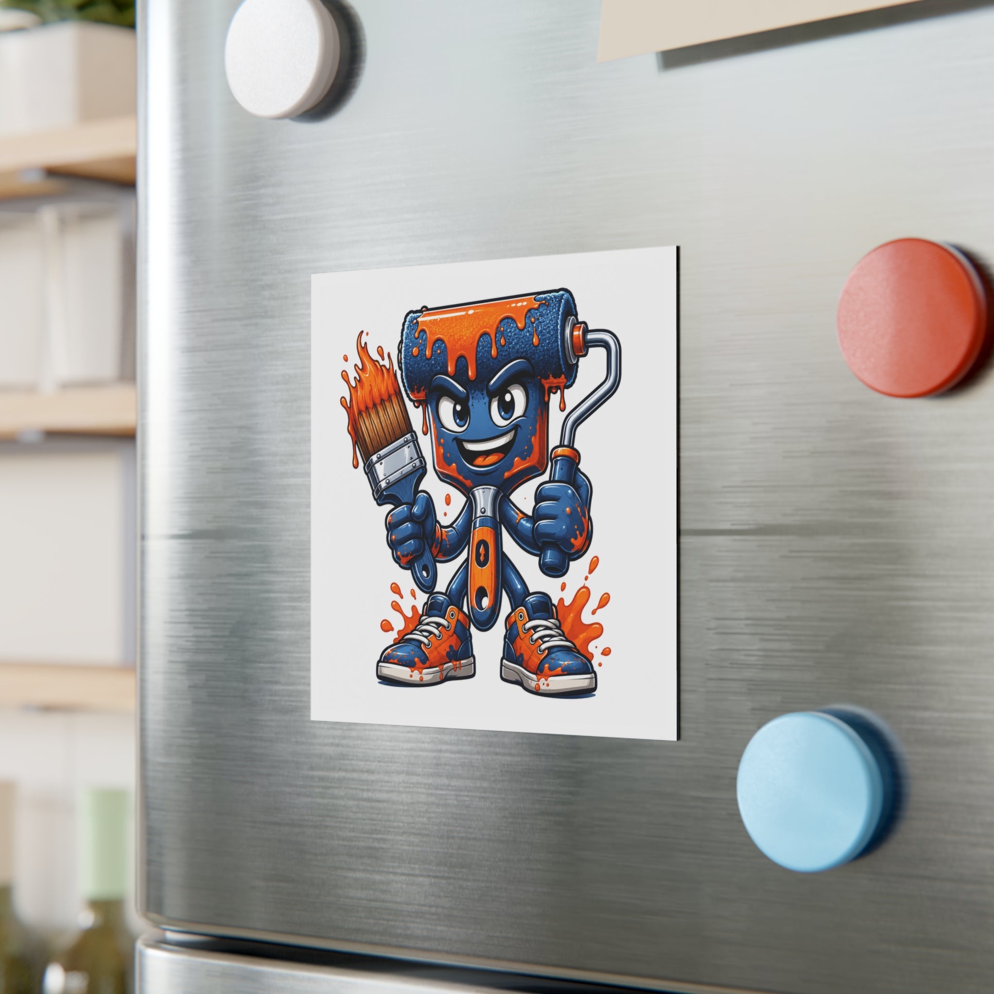 Painting Powerhouse Magnet