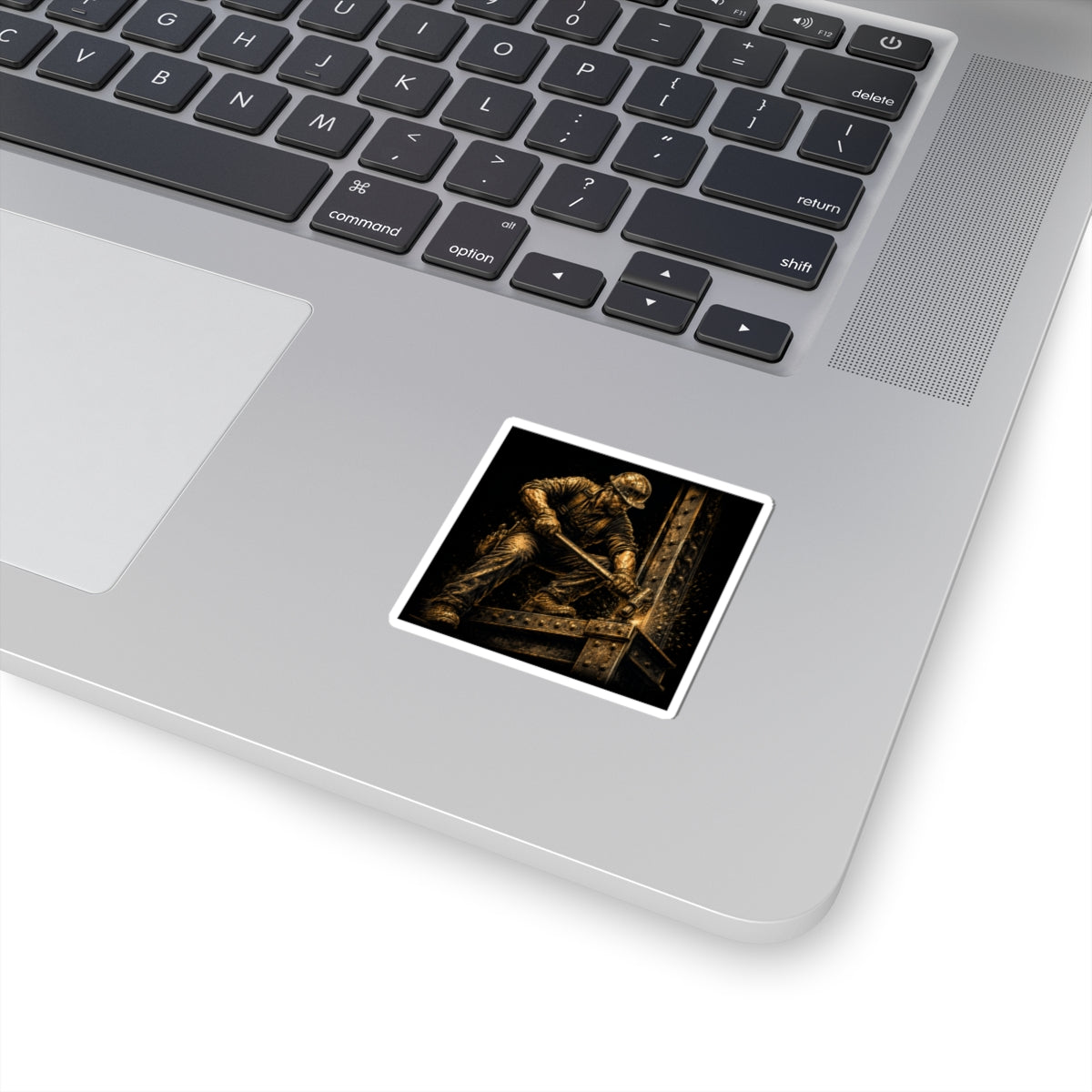 Hard Hat Hero At Work Sticker