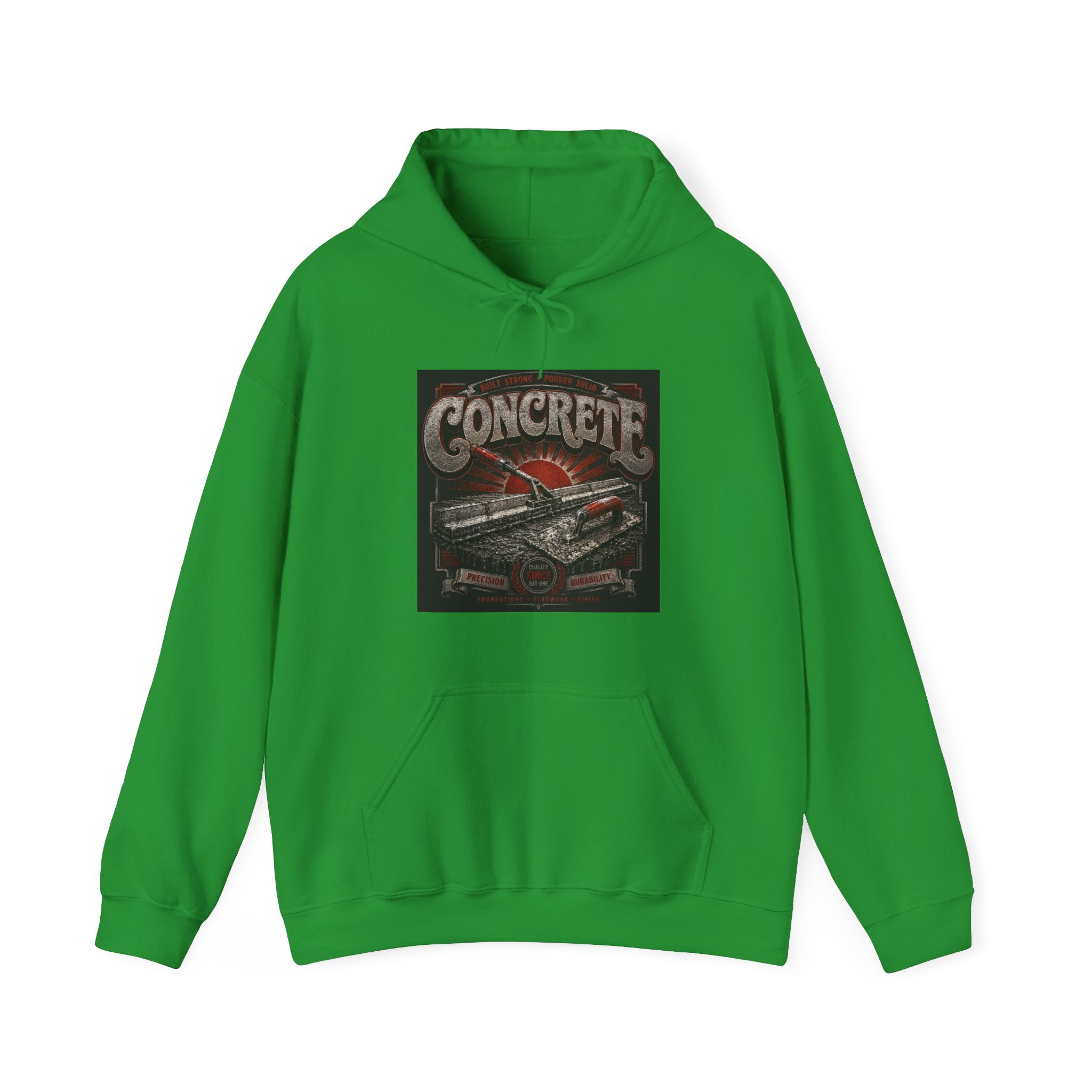 Built Strong Concrete Crew Hoodie