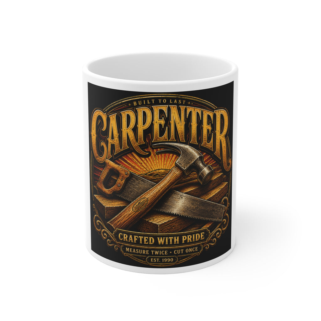 Carpenter Crafted With Pride Mug
