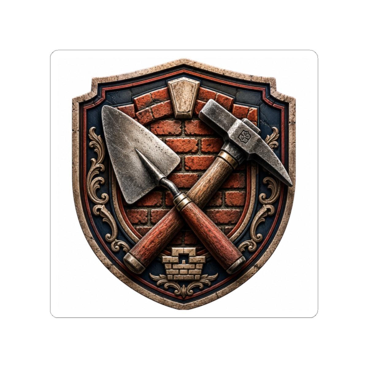Mason's Badge Sticker