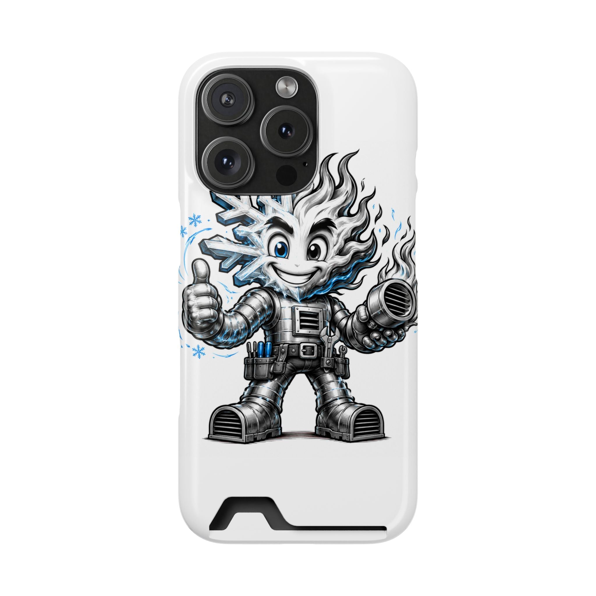 Chilly Robot Snowflake Buddy Phone Case