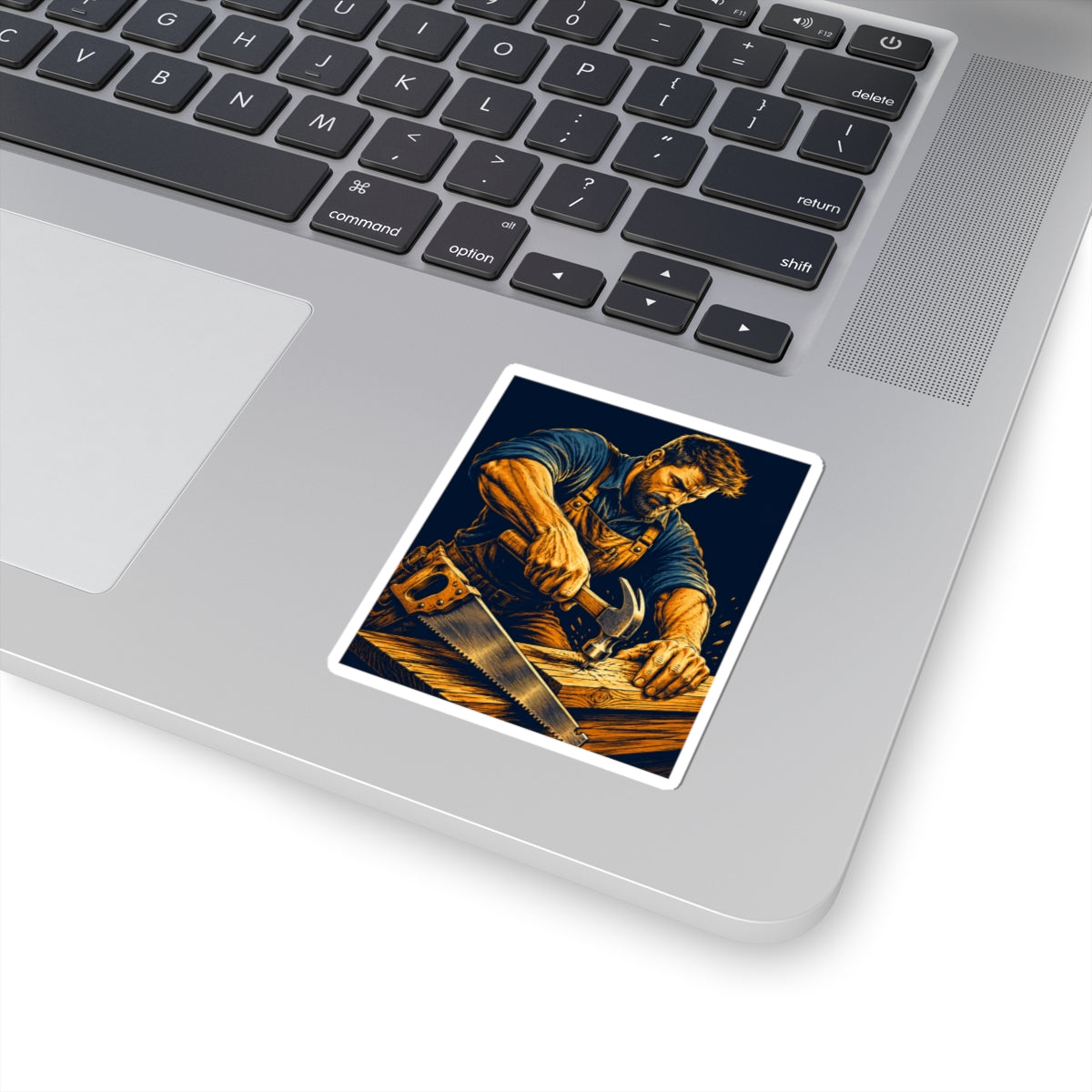 The Hardworking Carpenter Sticker