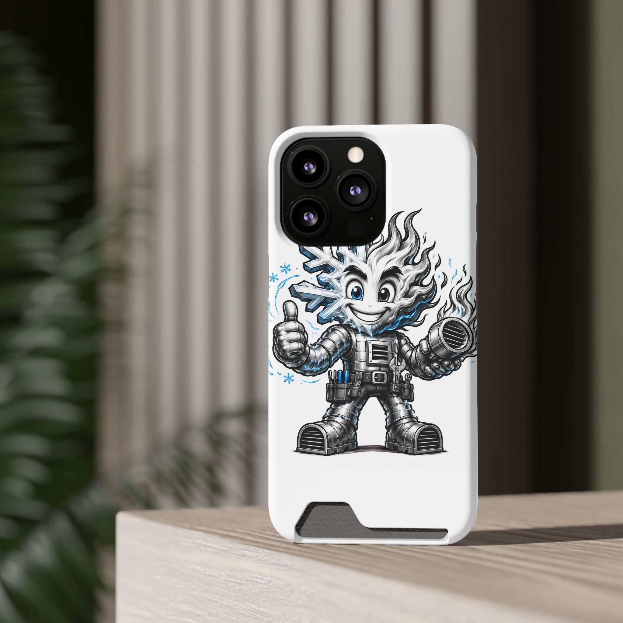 Chilly Robot Snowflake Buddy Phone Case