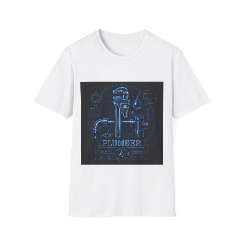 Proud Plumber Blueprint Classic Tee