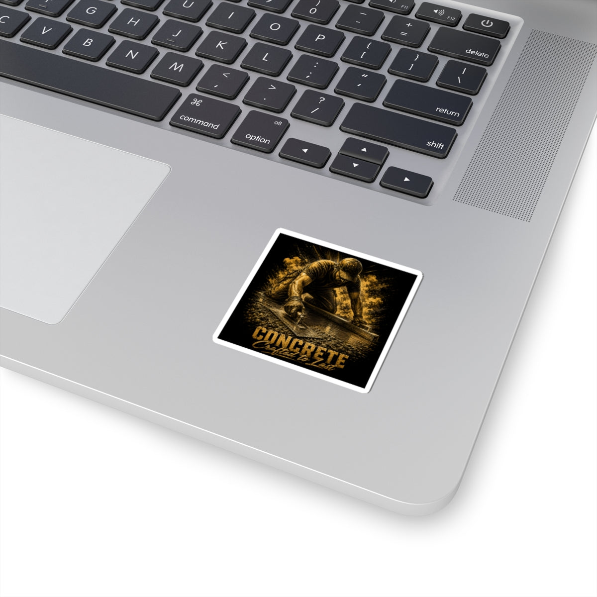 Concrete Crafted To Last Sticker