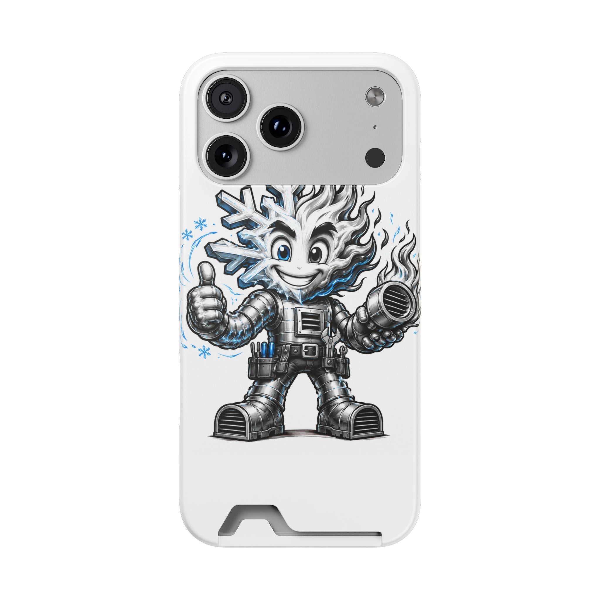 Chilly Robot Snowflake Buddy Phone Case
