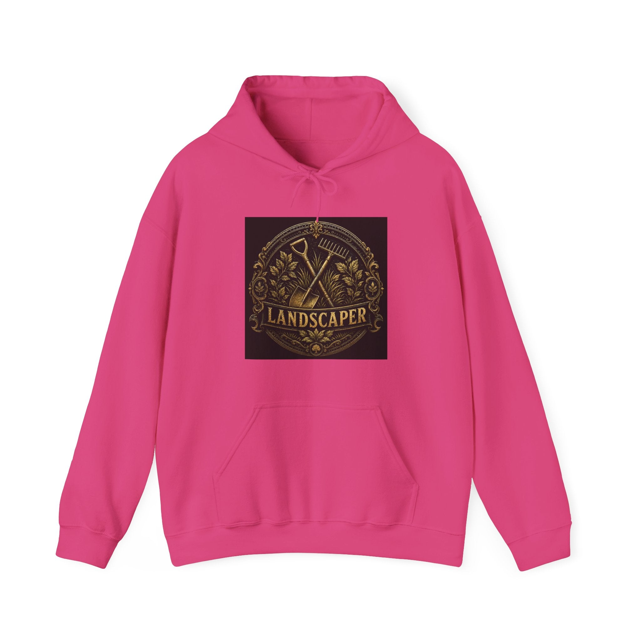 Proud Landscaper Badge Hoodie