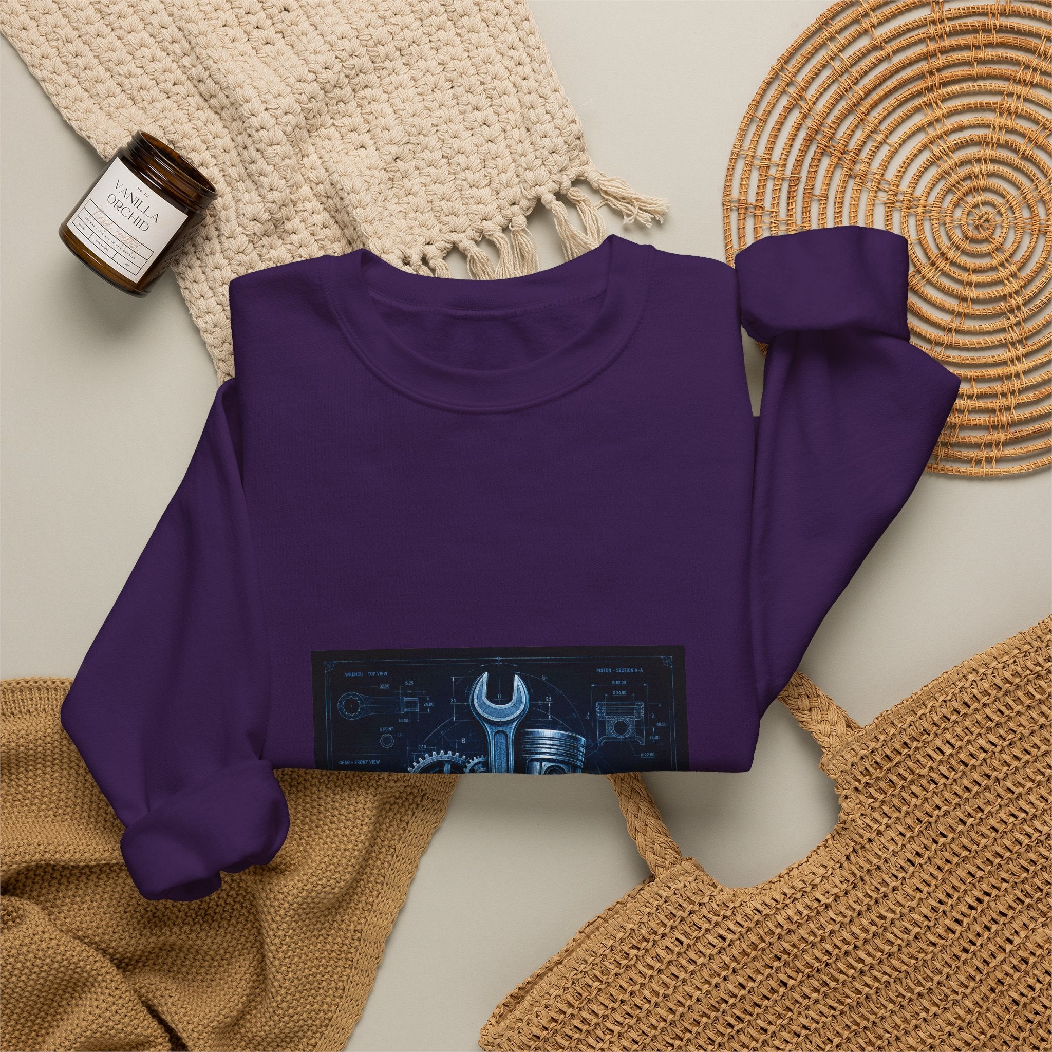 Mechanic Blueprint Sweatshirt