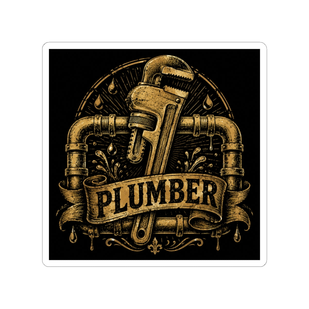 Proud Plumber Sticker