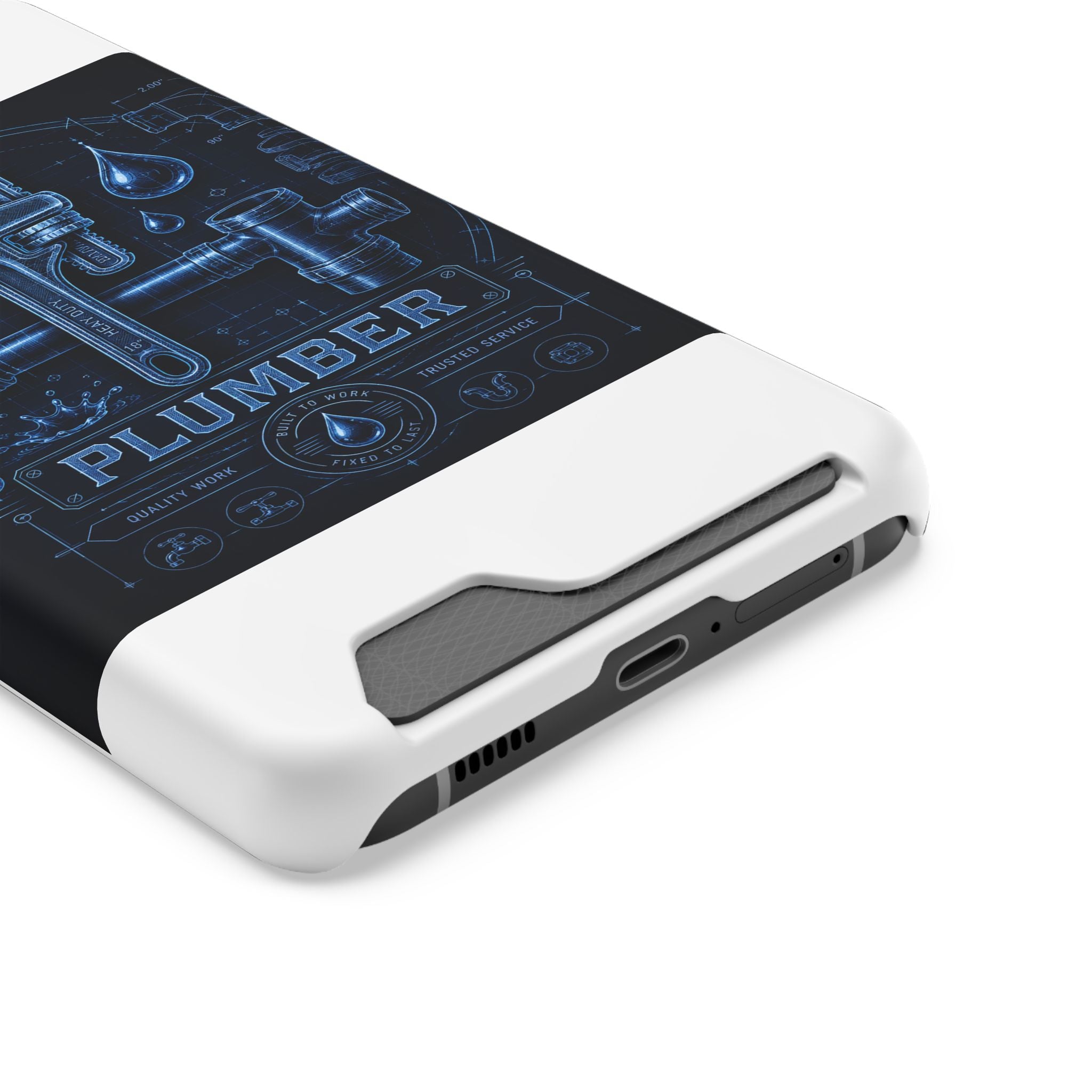 Proud Plumber Blueprint Phone Case