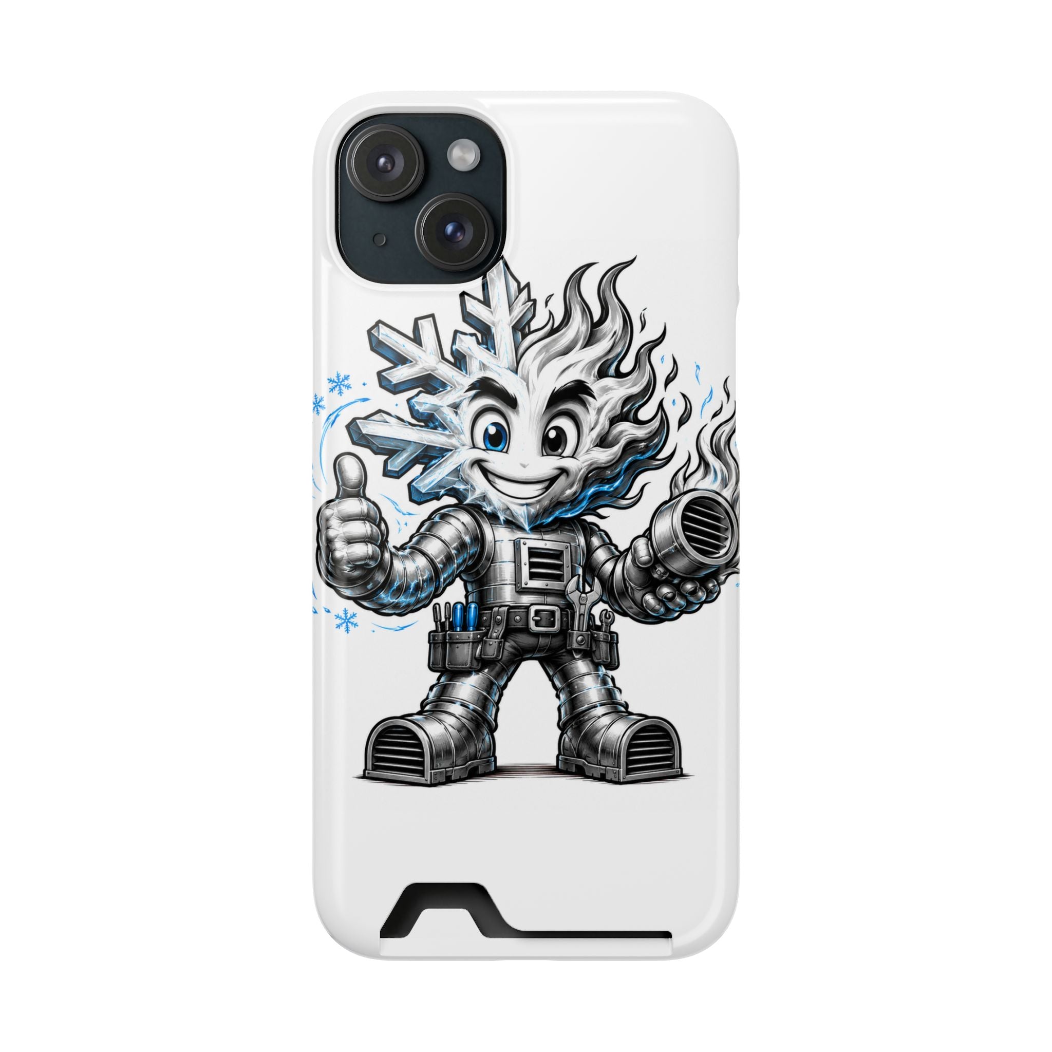 Chilly Robot Snowflake Buddy Phone Case