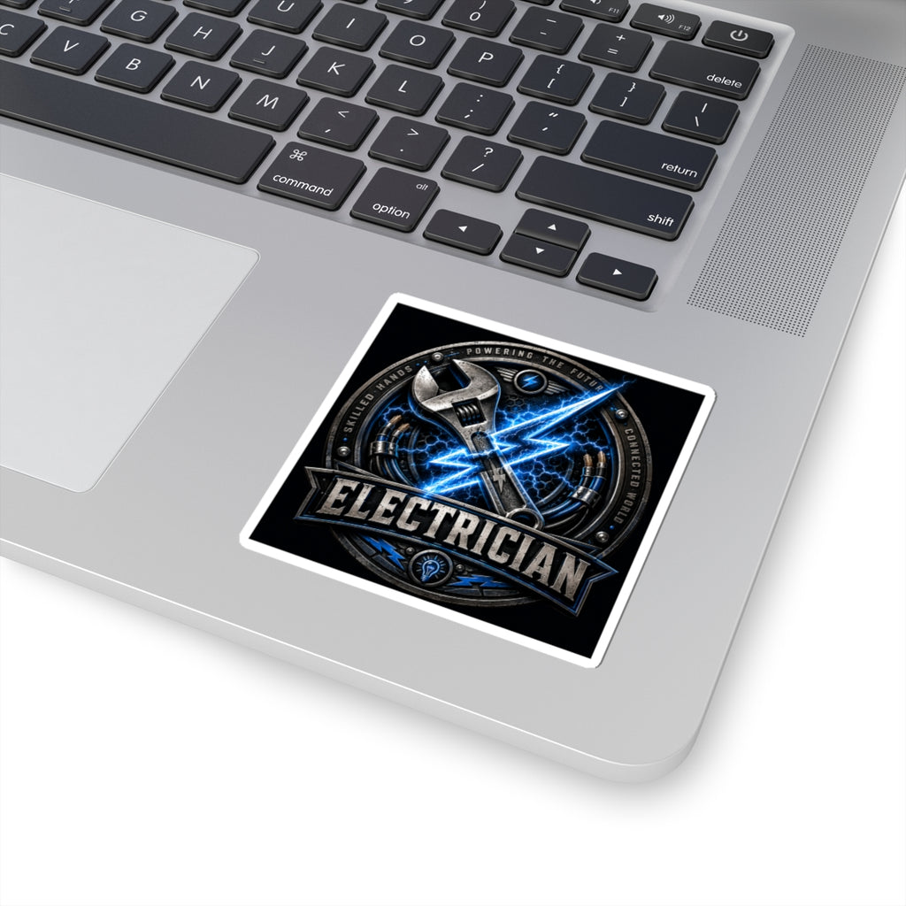 Powering The Future Electrician Sticker