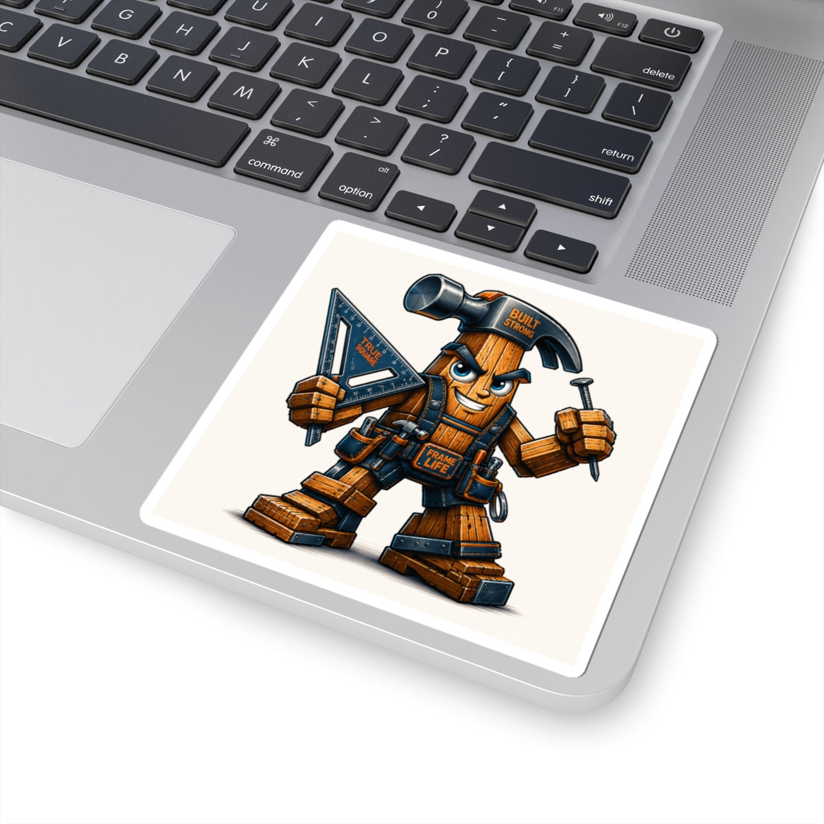 Built Strong Carpenter Buddy Sticker