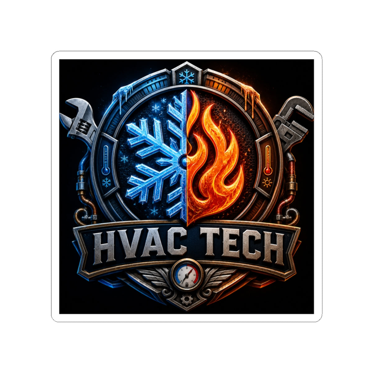 Hvac Tech Specialist Sticker