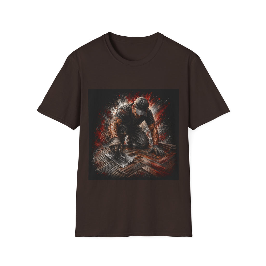 Tattooed Tiler At Work Classic Tee