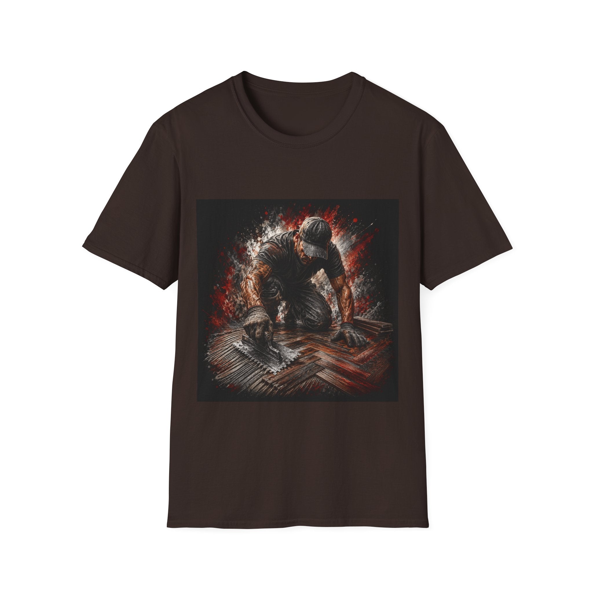 Tattooed Tiler At Work Classic Tee