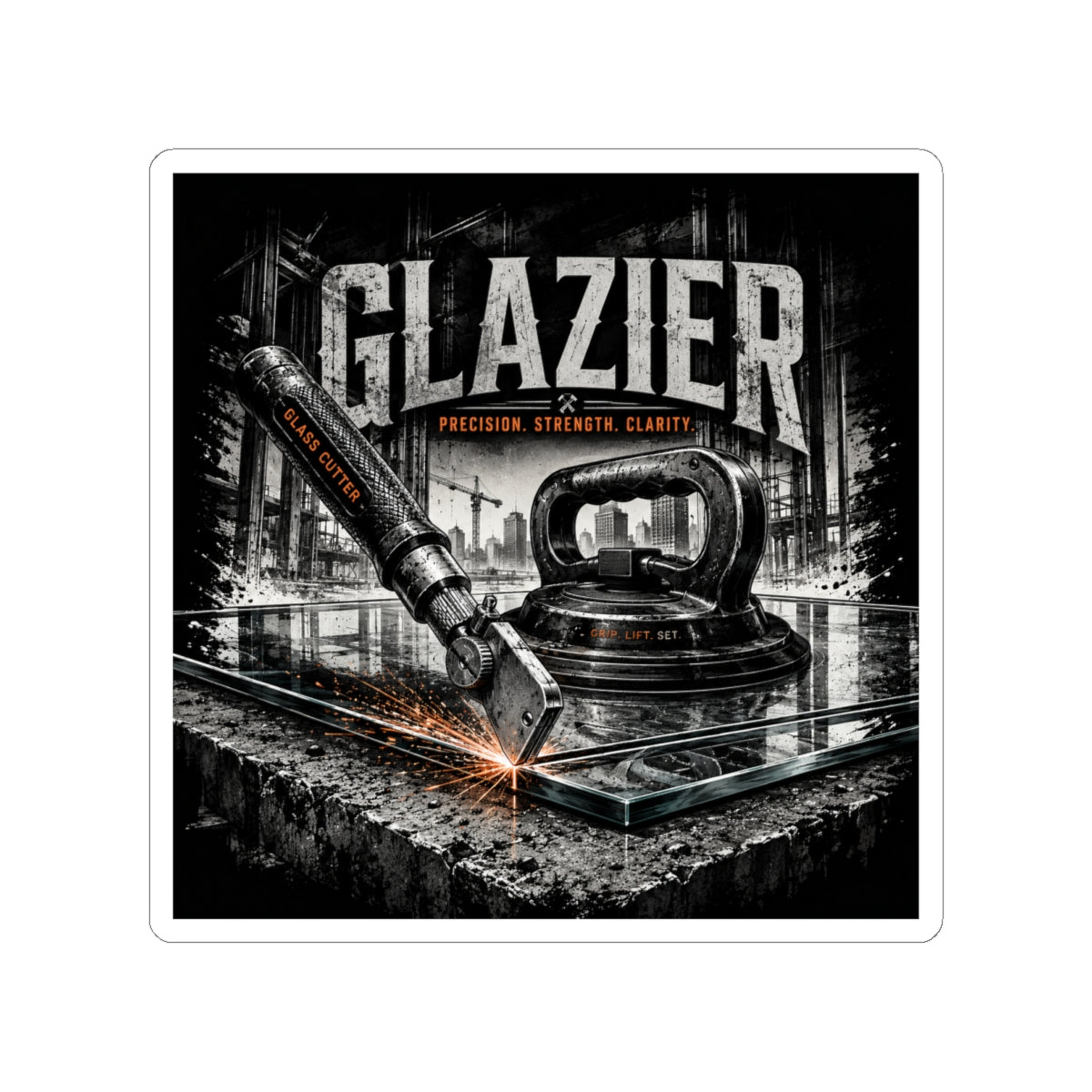 Glazier Strength Sticker