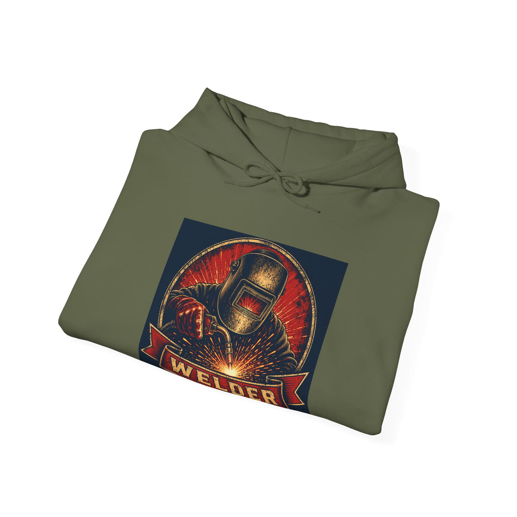 Proud Welder Badge Hoodie
