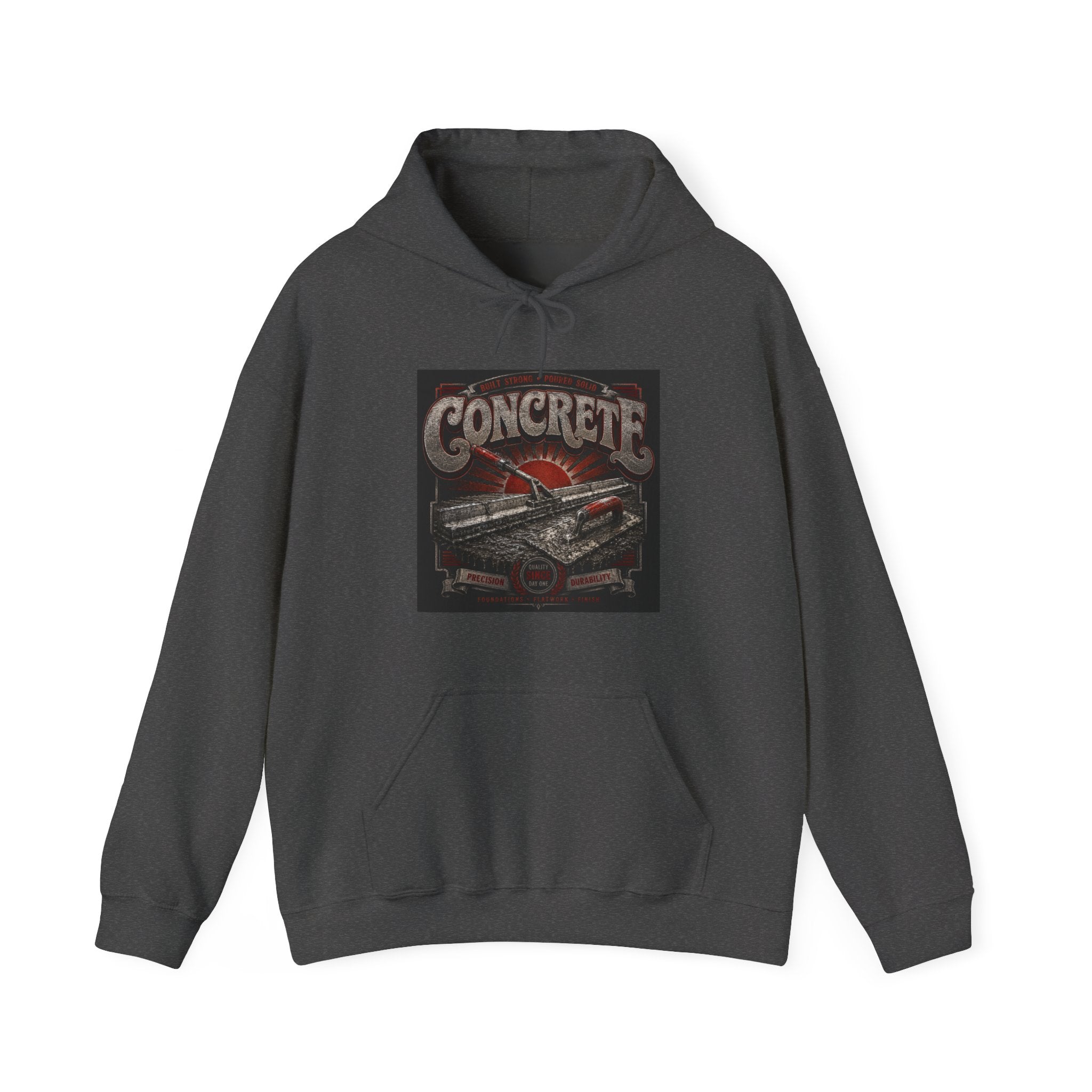 Built Strong Concrete Crew Hoodie
