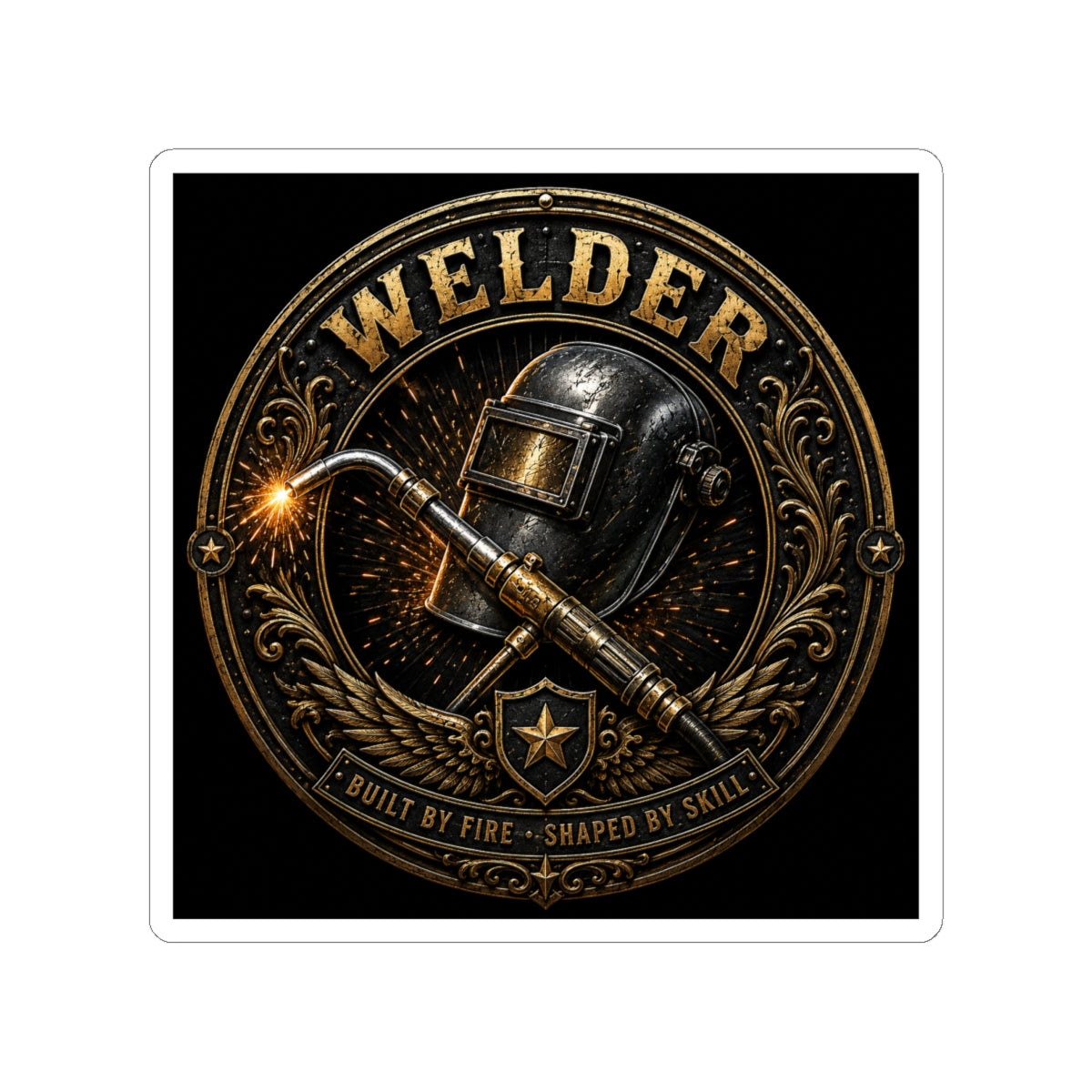 Welder Pride Sticker