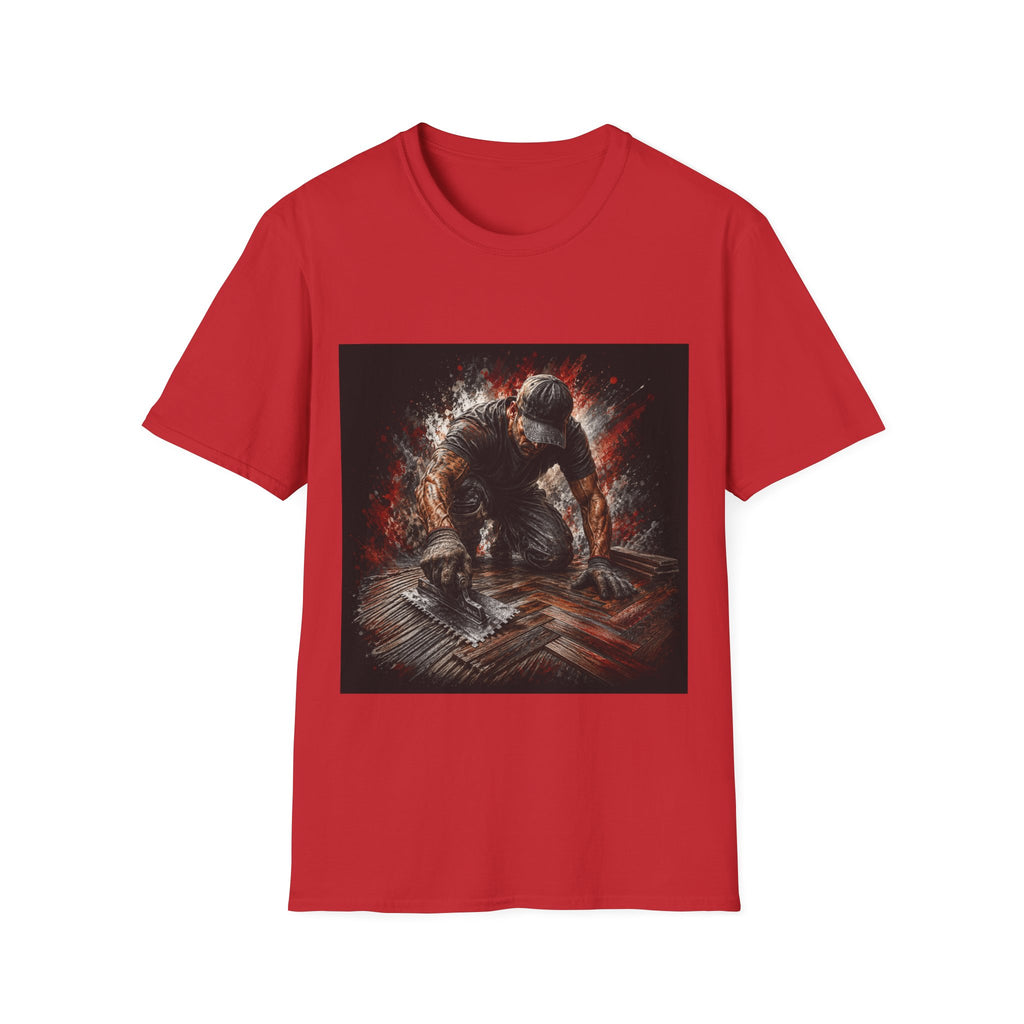 Tattooed Tiler At Work Classic Tee