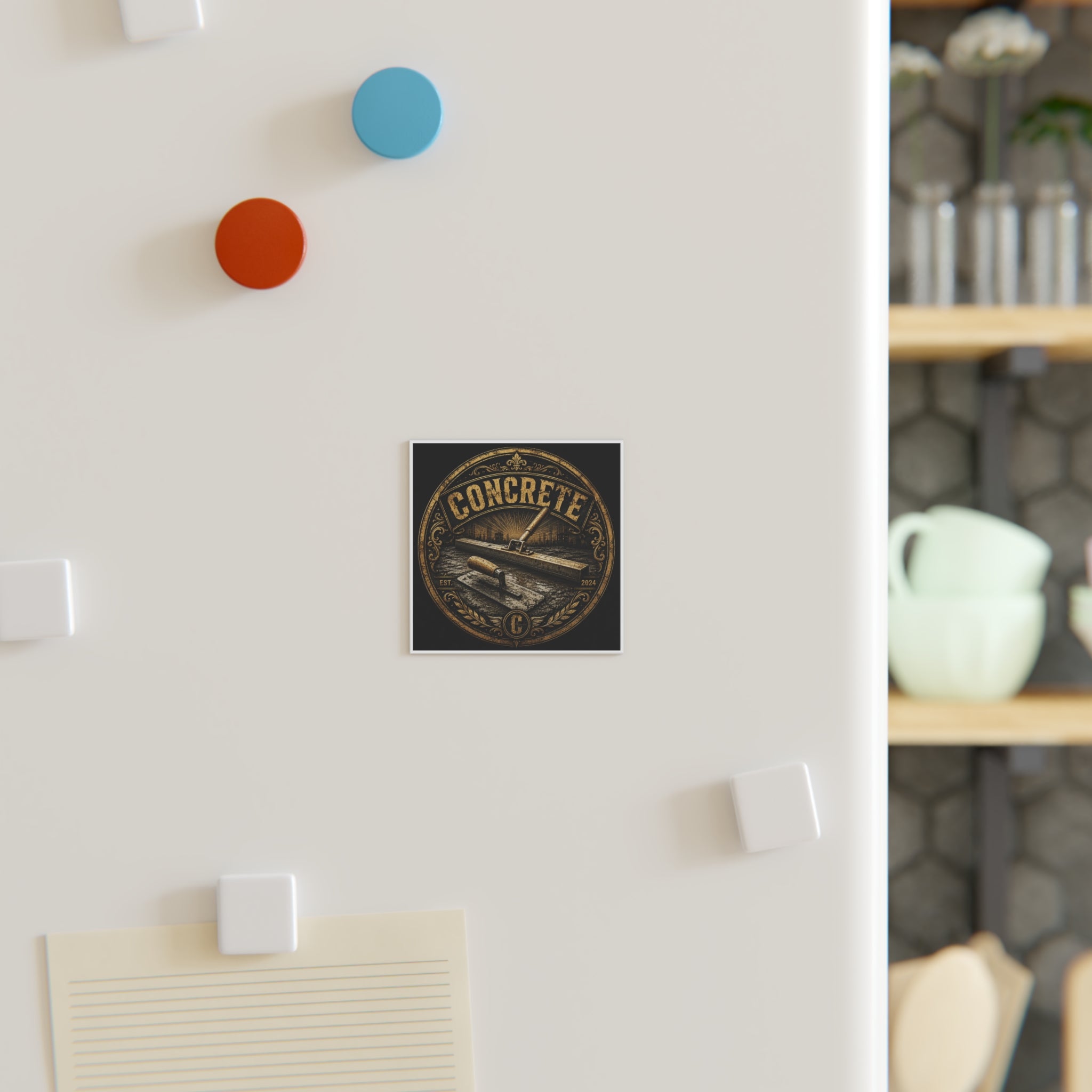 Concrete Craftsmanship Magnet
