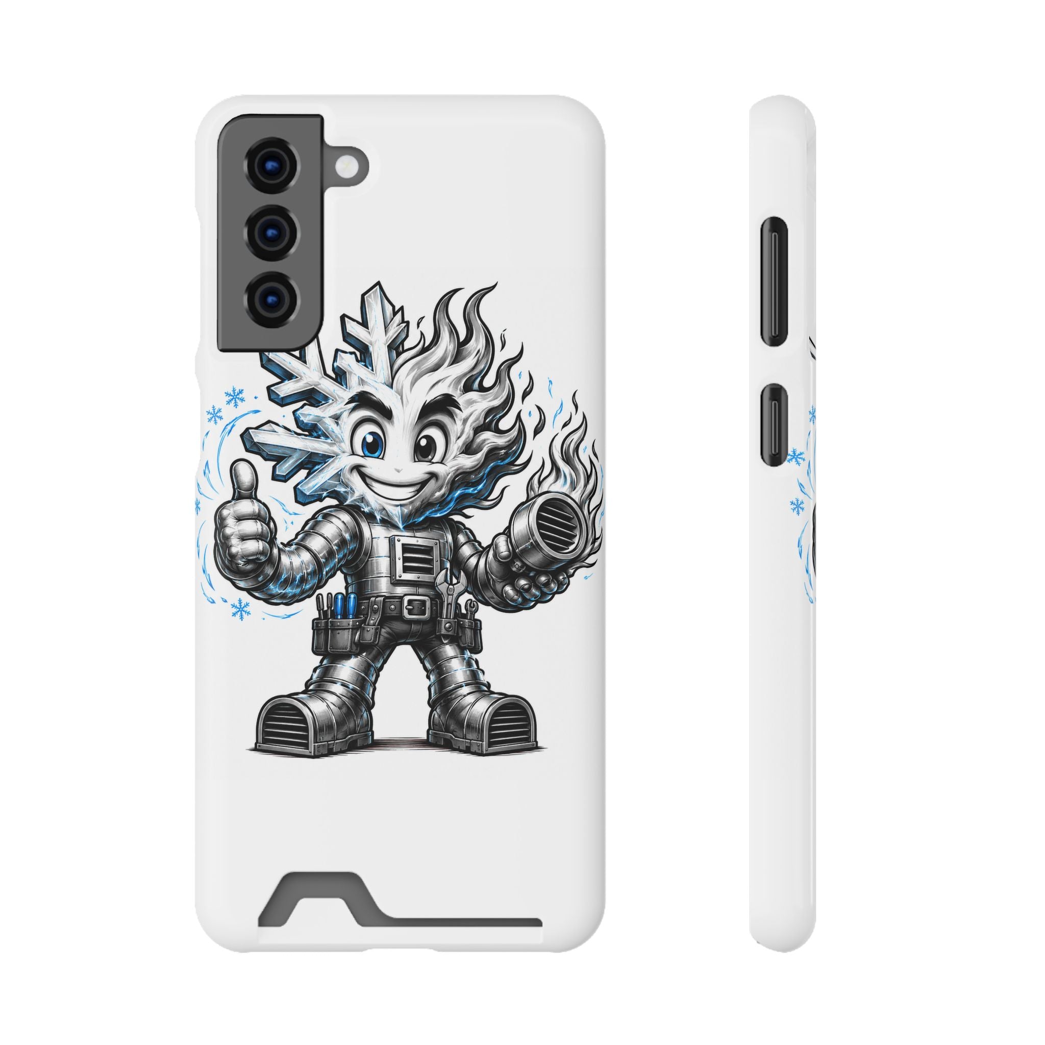 Chilly Robot Snowflake Buddy Phone Case