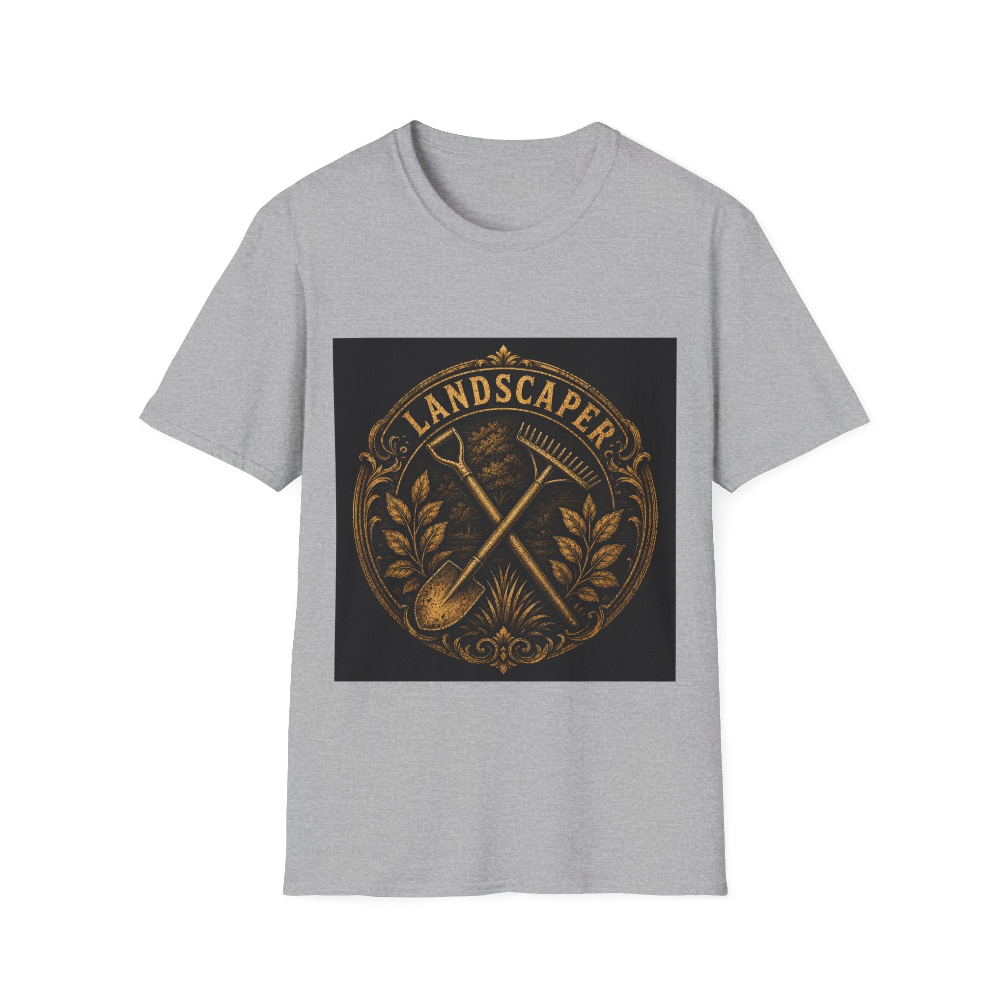 Golden Landscaper Emblem Classic Tee
