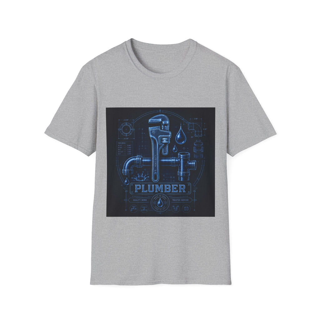 Proud Plumber Blueprint Classic Tee