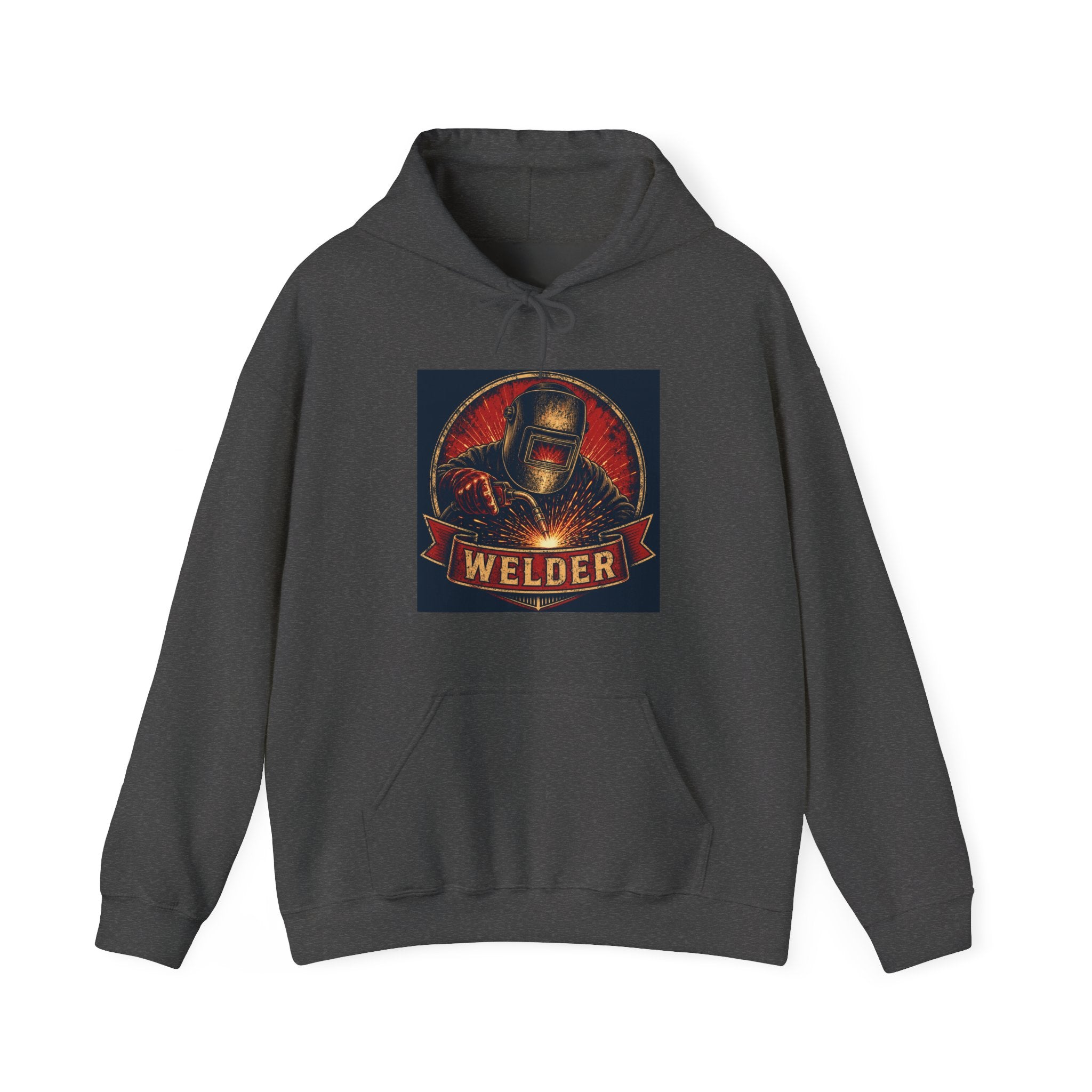 Proud Welder Badge Hoodie