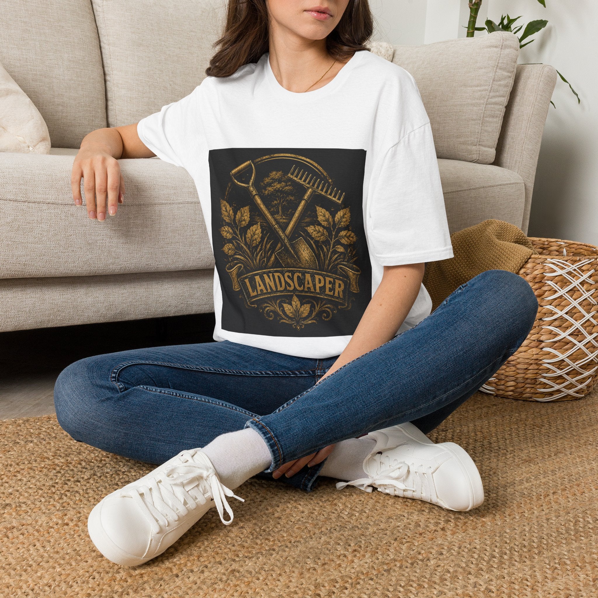 Proud Landscaper Badge Classic Tee