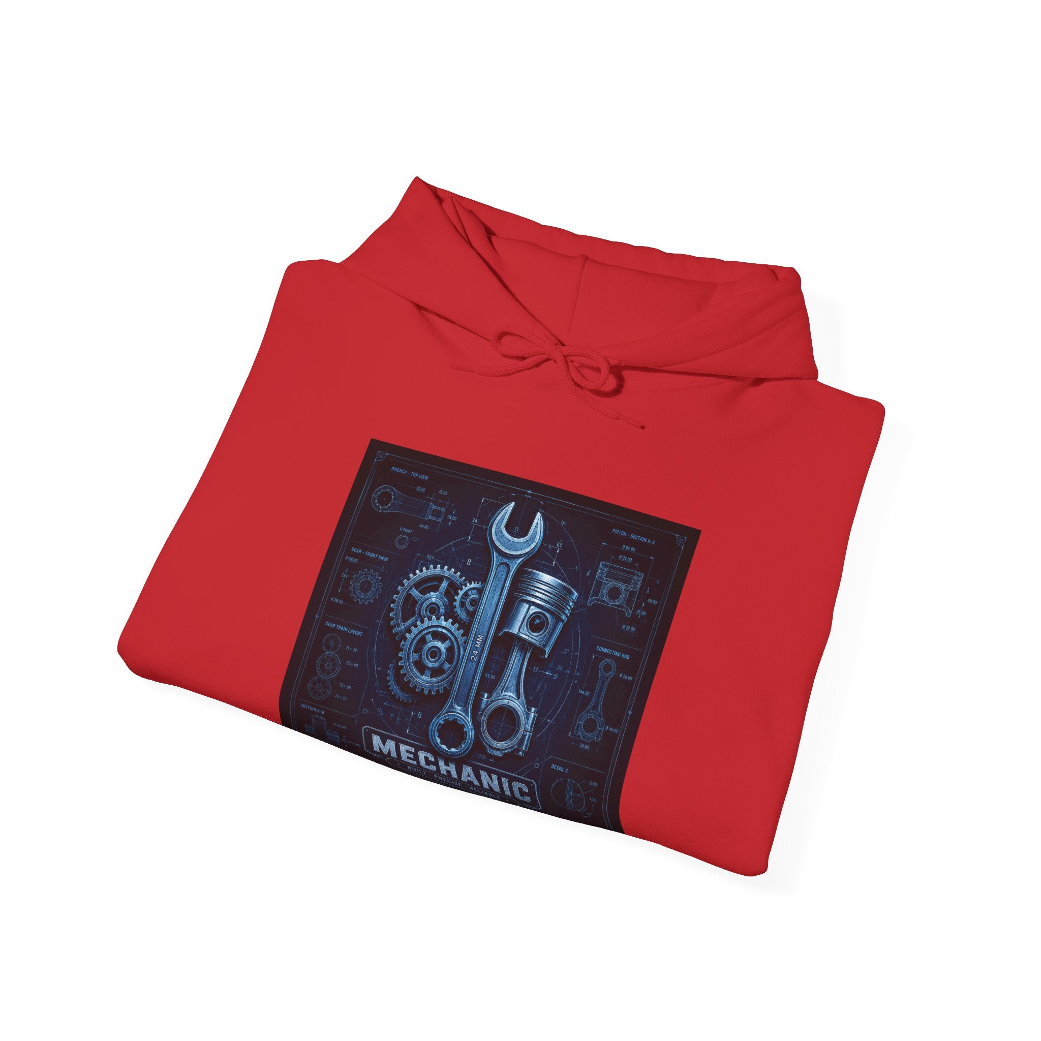 Mechanic Blueprint Hoodie