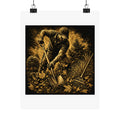 Garden Growth Requires Hard Work Poster