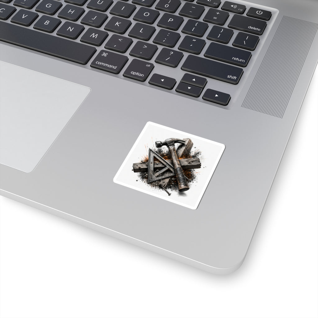 Tough Carpenter's Toolbox Sticker
